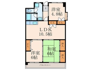 第１７共立ビルの物件間取画像